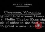 Immagine di Inaugurazione di Nellie Tayloe Ross Cheyenne Wyoming USA, 1925, secondo 11 filmato di repertorio 65675079644
