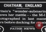 Image of HMS M1 submarine firing 13-inch gun England United Kingdom, 1925, second 1 stock footage video 65675079647