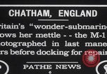 Image of HMS M1 submarine firing 13-inch gun England United Kingdom, 1925, second 5 stock footage video 65675079647