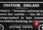 Image of HMS M1 submarine firing 13-inch gun England United Kingdom, 1925, second 8 stock footage video 65675079647