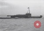 Image of HMS M1 submarine firing 13-inch gun England United Kingdom, 1925, second 15 stock footage video 65675079647
