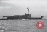 Image of HMS M1 submarine firing 13-inch gun England United Kingdom, 1925, second 16 stock footage video 65675079647