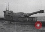 Image of HMS M1 submarine firing 13-inch gun England United Kingdom, 1925, second 40 stock footage video 65675079647