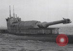 Image of HMS M1 submarine firing 13-inch gun England United Kingdom, 1925, second 41 stock footage video 65675079647