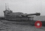 Image of HMS M1 submarine firing 13-inch gun England United Kingdom, 1925, second 43 stock footage video 65675079647