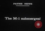 Image of HMS M1 submarine firing 13-inch gun England United Kingdom, 1925, second 46 stock footage video 65675079647