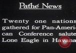 Image of Charles Lindbergh visits Havana Cuba Havana Cuba, 1928, second 23 stock footage video 65675079648