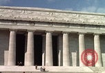 Image of Washington DC Lincoln Memorial Washington DC USA, 1962, second 14 stock footage video 65675079653