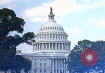 Image of US Capitol Building in late summer Washington DC USA, 1962, second 1 stock footage video 65675079656
