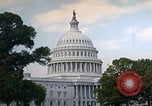 Image of US Capitol Building in late summer Washington DC USA, 1962, second 3 stock footage video 65675079656