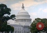 Image of US Capitol Building in late summer Washington DC USA, 1962, second 4 stock footage video 65675079656