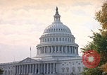 Image of US Capitol Building in late summer Washington DC USA, 1962, second 29 stock footage video 65675079656