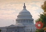 Image of US Capitol Building in late summer Washington DC USA, 1962, second 32 stock footage video 65675079656