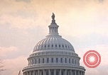 Image of US Capitol Building in late summer Washington DC USA, 1962, second 52 stock footage video 65675079656