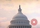 Image of US Capitol Building in late summer Washington DC USA, 1962, second 53 stock footage video 65675079656