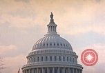 Image of US Capitol Building in late summer Washington DC USA, 1962, second 54 stock footage video 65675079656