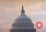 Image of US Capitol Building in late summer Washington DC USA, 1962, second 55 stock footage video 65675079656