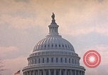 Image of US Capitol Building in late summer Washington DC USA, 1962, second 58 stock footage video 65675079656