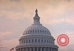Image of US Capitol Building in late summer Washington DC USA, 1962, second 60 stock footage video 65675079656