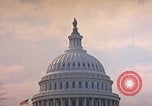 Image of US Capitol Building in late summer Washington DC USA, 1962, second 61 stock footage video 65675079656