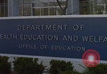 Image of US Department of Health Education Welfare Washington DC USA, 1962, second 52 stock footage video 65675079657