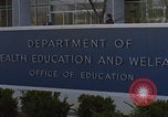 Image of US Department of Health Education Welfare Washington DC USA, 1962, second 57 stock footage video 65675079657