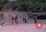 Image of marines playing volleyball Guantanamo Bay Cuba, 1962, second 31 stock footage video 65675079672