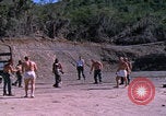 Image of marines playing volleyball Guantanamo Bay Cuba, 1962, second 35 stock footage video 65675079672