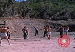 Image of marines playing volleyball Guantanamo Bay Cuba, 1962, second 37 stock footage video 65675079672
