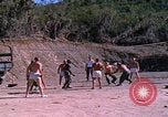 Image of marines playing volleyball Guantanamo Bay Cuba, 1962, second 47 stock footage video 65675079672