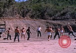 Image of marines playing volleyball Guantanamo Bay Cuba, 1962, second 62 stock footage video 65675079672