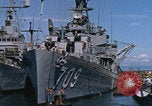 Image of GTMO US ships docked Guantanamo Bay Cuba, 1962, second 8 stock footage video 65675079674
