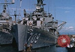 Image of GTMO US ships docked Guantanamo Bay Cuba, 1962, second 17 stock footage video 65675079674