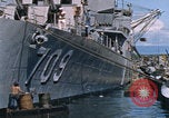 Image of GTMO US ships docked Guantanamo Bay Cuba, 1962, second 52 stock footage video 65675079674