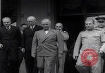 Image of Potsdam Conference Truman Stalin meeting Potsdam Germany, 1945, second 16 stock footage video 65675079678