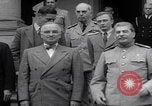 Image of Potsdam Conference Truman Stalin meeting Potsdam Germany, 1945, second 23 stock footage video 65675079678