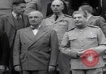 Image of Potsdam Conference Truman Stalin meeting Potsdam Germany, 1945, second 25 stock footage video 65675079678