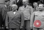 Image of Potsdam Conference Truman Stalin meeting Potsdam Germany, 1945, second 26 stock footage video 65675079678
