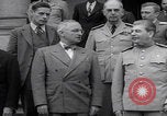 Image of Potsdam Conference Truman Stalin meeting Potsdam Germany, 1945, second 28 stock footage video 65675079678