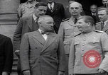 Image of Potsdam Conference Truman Stalin meeting Potsdam Germany, 1945, second 29 stock footage video 65675079678