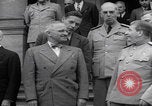 Image of Potsdam Conference Truman Stalin meeting Potsdam Germany, 1945, second 31 stock footage video 65675079678