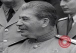 Image of Potsdam Conference Truman Stalin meeting Potsdam Germany, 1945, second 47 stock footage video 65675079678