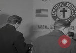 Standbild Caritas Haus Wien verarbeitet ungarische Flüchtlinge Wien Österreich, 1956, aus Sekunde 50 historischem Filmmaterial Videoclip 65675079683
