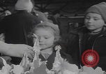 Image of Christmas party Hungarian child refugees Camp Kilmer New Jersey United States, 1956, second 60 stock footage video 65675079689