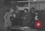 Image of Red Cross helps Hungarian refugees Camp Kilmer New Jersey United States, 1956, second 3 stock footage video 65675079690