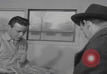 Image of Red Cross helps Hungarian refugees Camp Kilmer New Jersey United States, 1956, second 29 stock footage video 65675079690