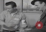 Image of Red Cross helps Hungarian refugees Camp Kilmer New Jersey United States, 1956, second 31 stock footage video 65675079690