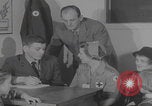 Image of Red Cross helps Hungarian refugees Camp Kilmer New Jersey United States, 1956, second 52 stock footage video 65675079690