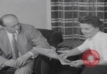 Image of Hungarian refugee shopping Chicago Illinois USA, 1956, second 38 stock footage video 65675079693