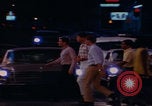 Image of tired men driving desert highway Las Vegas Nevada USA, 1967, second 9 stock footage video 65675079701